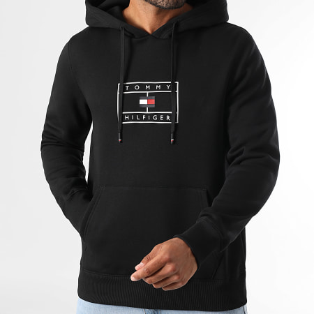 Tommy Hilfiger - Sweat Capuche Graphic 9810 Noir