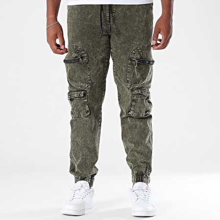 Uniplay - 737 Pantalones Cargo Caqui Verde