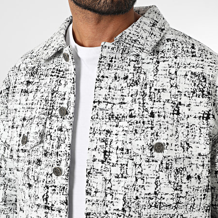 Uniplay - 513 Chaqueta blanca jaspeada