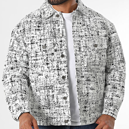 Uniplay - 513 Chaqueta blanca jaspeada