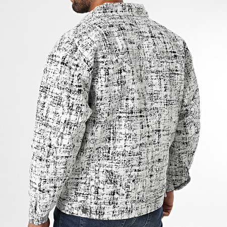 Uniplay - 513 Chaqueta blanca jaspeada