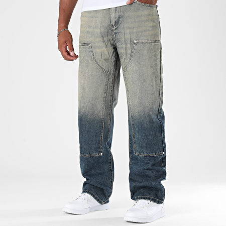 Uniplay - Jean Regular Fit 302 Bleu Denim Beige