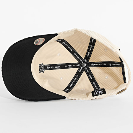 '47 Brand - Gorra Clean Up NY Yankees TCBRT17EWS Beige Negro