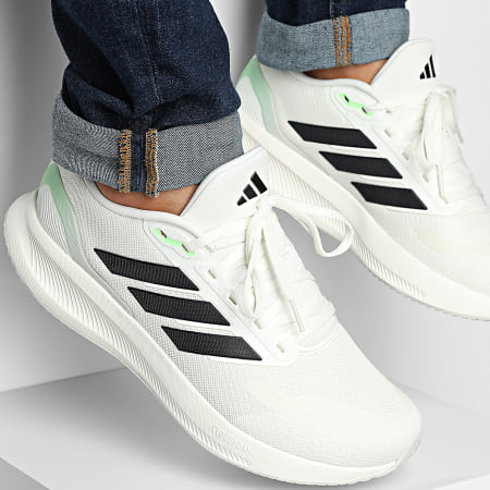 Men’s Adidas Runfalcon 5 Off White Core Black Lime Burst Size U.S. 12 adidas Runfalcon 5 Running Sneakers - White | Free Shipping  main image 3