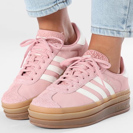 Adidas Originals - Baskets Femme Gazelle Bold W JS3903 Wonder Mauve Off White Gum 2
