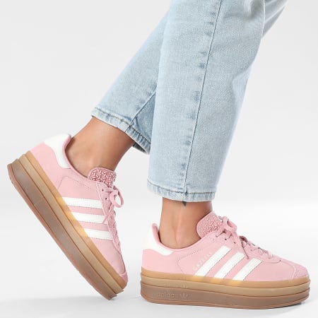 Adidas Originals - Baskets Femme Gazelle Bold W JS3903 Wonder Mauve Off White Gum 2