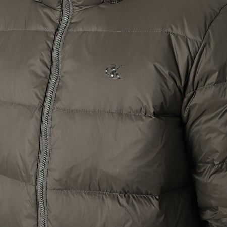 Calvin Klein - Doudoune Capuche RC518 Gris Anthracite