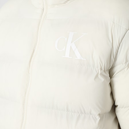 Calvin Klein - Doudoune Capuche Zippée RD528 Beige Clair