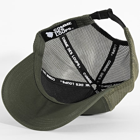 Comme Des Loups - Casquette Trucker Nat Vert Kaki