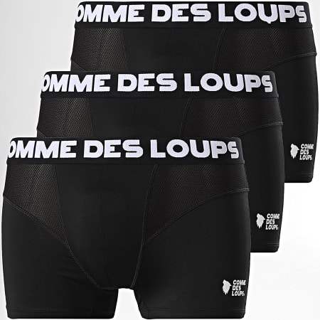 Comme Des Loups - Lot De 3 Boxers Classic Noir