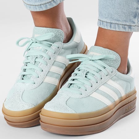 Adidas Originals - Baskets Femme Gazelle Bold W JS3902 Ash Green Off White Gum 2