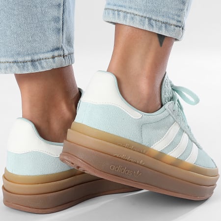 Adidas Originals - Baskets Femme Gazelle Bold W JS3902 Ash Green Off White Gum 2