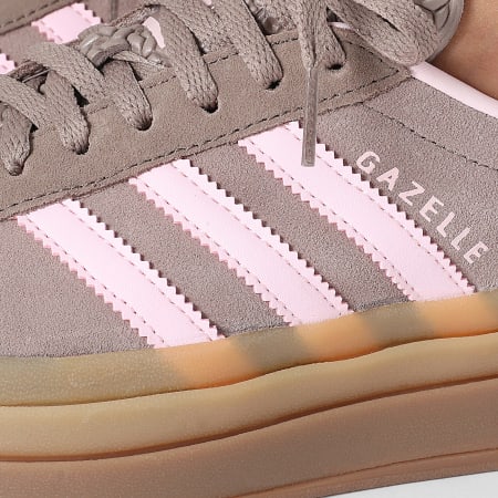 Adidas Originals - Baskets Femme Gazelle Bold W JQ6436 Trace Brown Clear Pink Earth Strata