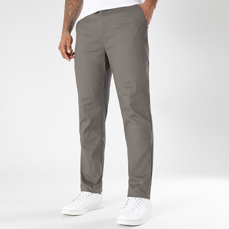 LBO - Lot De 2 Pantalons Chino 2280 Beige Gris Anthracite