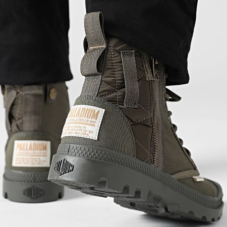 Palladium - Boots Pampa Detroit Zip 79500 Olive Night