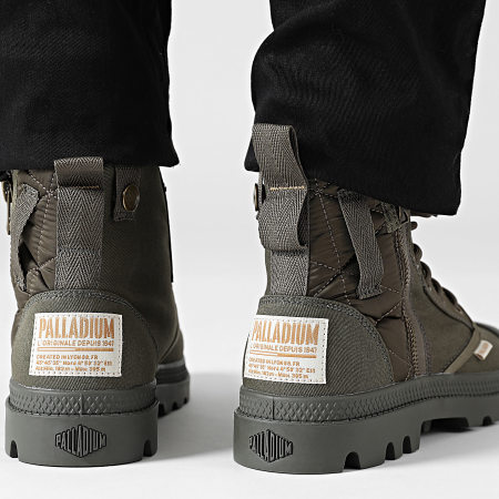 Palladium - Boots Pampa Detroit Zip 79500 Olive Night