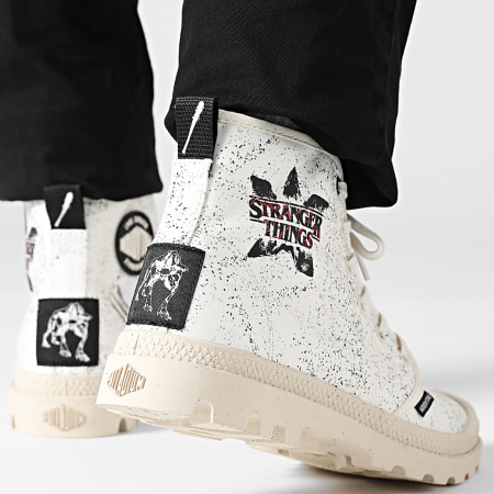 Palladium - Botas Pampa Demodog 74497 Crema Blanco