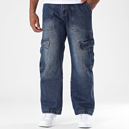 Uniplay - Jean Cargo Baggy 807 Bleu Brut
