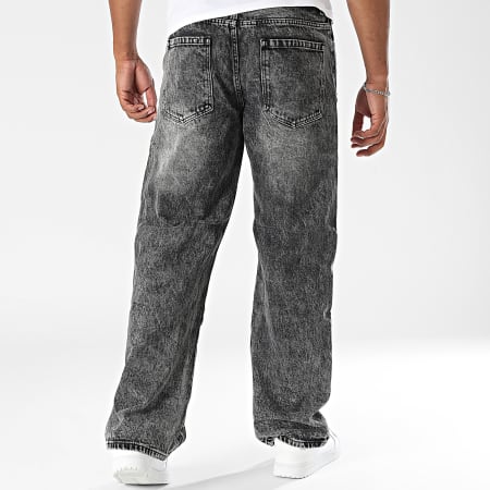 Uniplay - Jean Baggy 856 Gris Anthracite Chiné