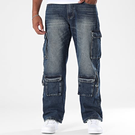 Classic Series - Jean Cargo Baggy 805 Bleu Brut