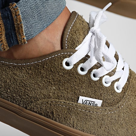 Vans - Authentic 00EGA Zapatillas de deporte de ante peludo marrón cálido