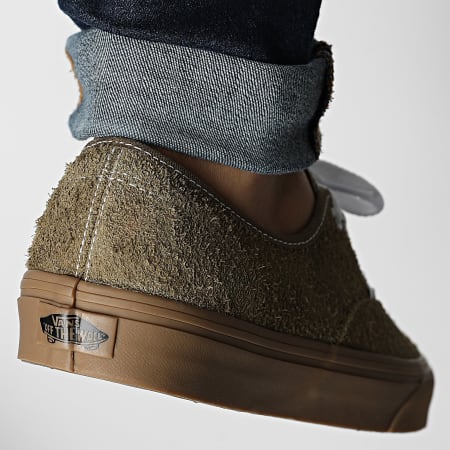 Vans - Authentic 00EGA Zapatillas de deporte de ante peludo marrón cálido