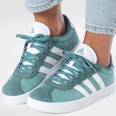 Adidas Sportswear - Baskets Femme VL Court 3.0 JS3490 Powder Teal Footwear White Preloved Teal