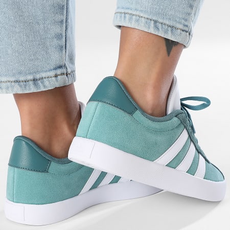 Adidas Sportswear - Baskets Femme VL Court 3.0 JS3490 Powder Teal Footwear White Preloved Teal