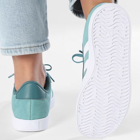 Adidas Sportswear - Baskets Femme VL Court 3.0 JS3490 Powder Teal Footwear White Preloved Teal