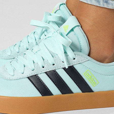 Adidas Performance - Zapatillas Mujer VL Court 3.0 JS2057 Semi Flash Aqua Aurora Pink Lucid Lemon