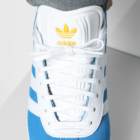 Adidas Originals - Baskets Gazelle Real Madrid JR4158 Blue Bird Footwear White Crew Yellow