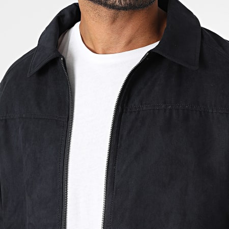 Jack And Jones - Cazadora Dylan de piel sintética con cremallera Negro