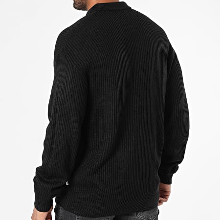 JJ Rebel - Pull Col Zippé Logan Noir