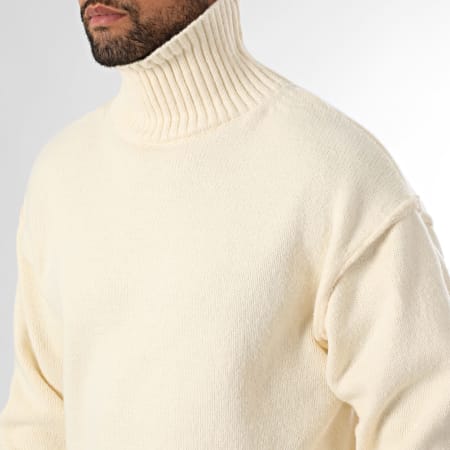 LBO - Premium Soft 2083 Jersey cuello alto Beige claro