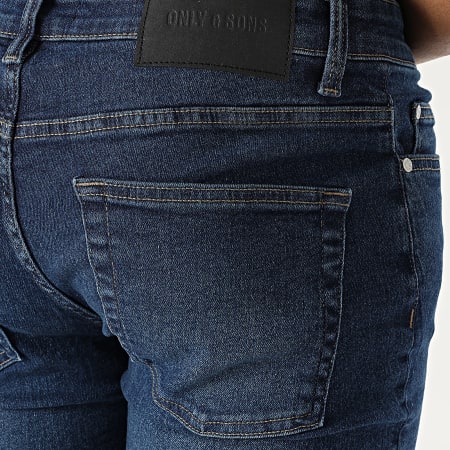 Only And Sons - Jean Slim Loom Bleu Brut