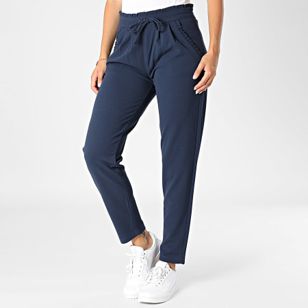 Only - Catia Life Pantalones de vestir para mujer Azul marino