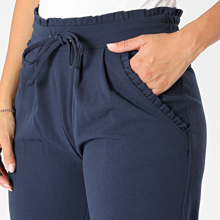 Only - Catia Life Pantalones de vestir para mujer Azul marino