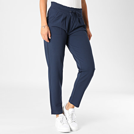 Only - Catia Life Pantalones de vestir para mujer Azul marino