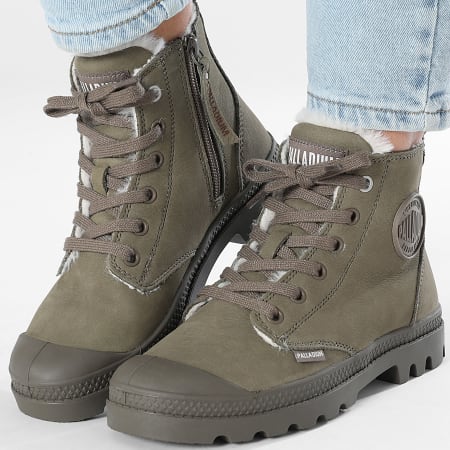 Palladium - Stivali Donna Pampa Hi Zip 95982 Dusky Verde