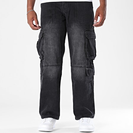 Uniplay - Vaqueros Baggy Cargo 809 Negro