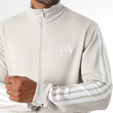 Adidas Sportswear Tracksuit Set With Stripes JX5519 Beige Ryses