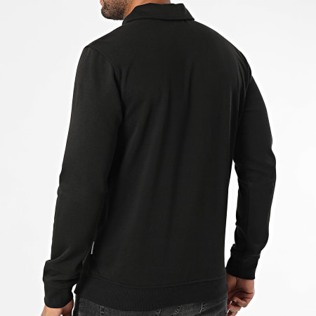 Only And Sons - David Zwarte Sweat Top met Ritssluiting