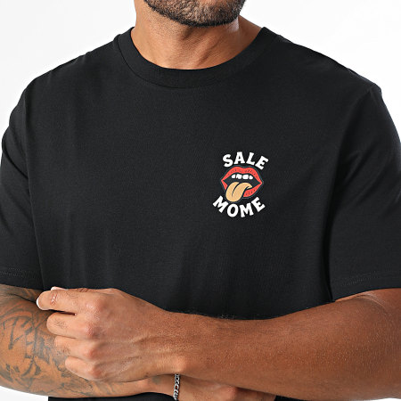 Sale Môme Paris - Tee Shirt Oversize Large Small Rolling Mome Noir