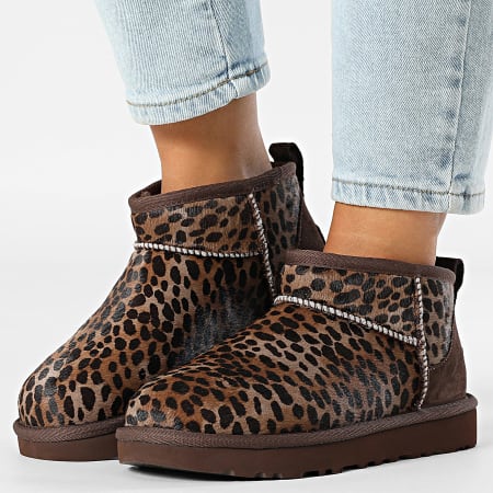 UGG - Botas Mujer Classic Ultra Mini Caspian 1158328 Burnt Cedar