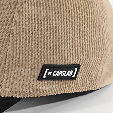 Capslab - Casquette Goku Beige Noir