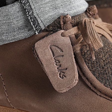 Clarks - Wallabee Evo BT Brown Combi shoes - Ryses