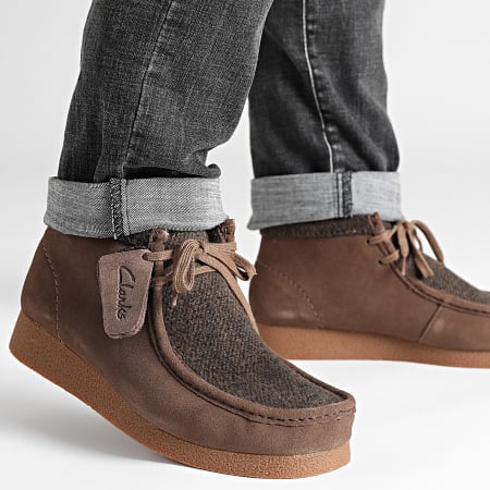 Clarks - Wallabee Evo BT Brown Combi shoes - Ryses