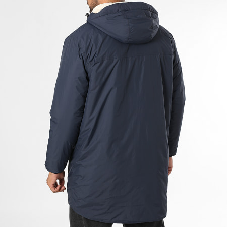 K-Way - Long Parka Le Vrai 4.0 Eiffel East Orsetto Navy Blue - Ryses