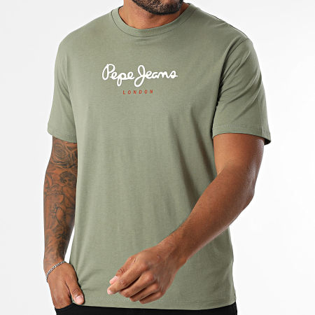 Pepe Jeans - Tee Shirt Eggo PM509979 Vert Kaki