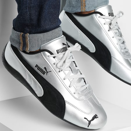 Puma - Speedcat Metallic 403689 Silver Black Sneakers - Ryses